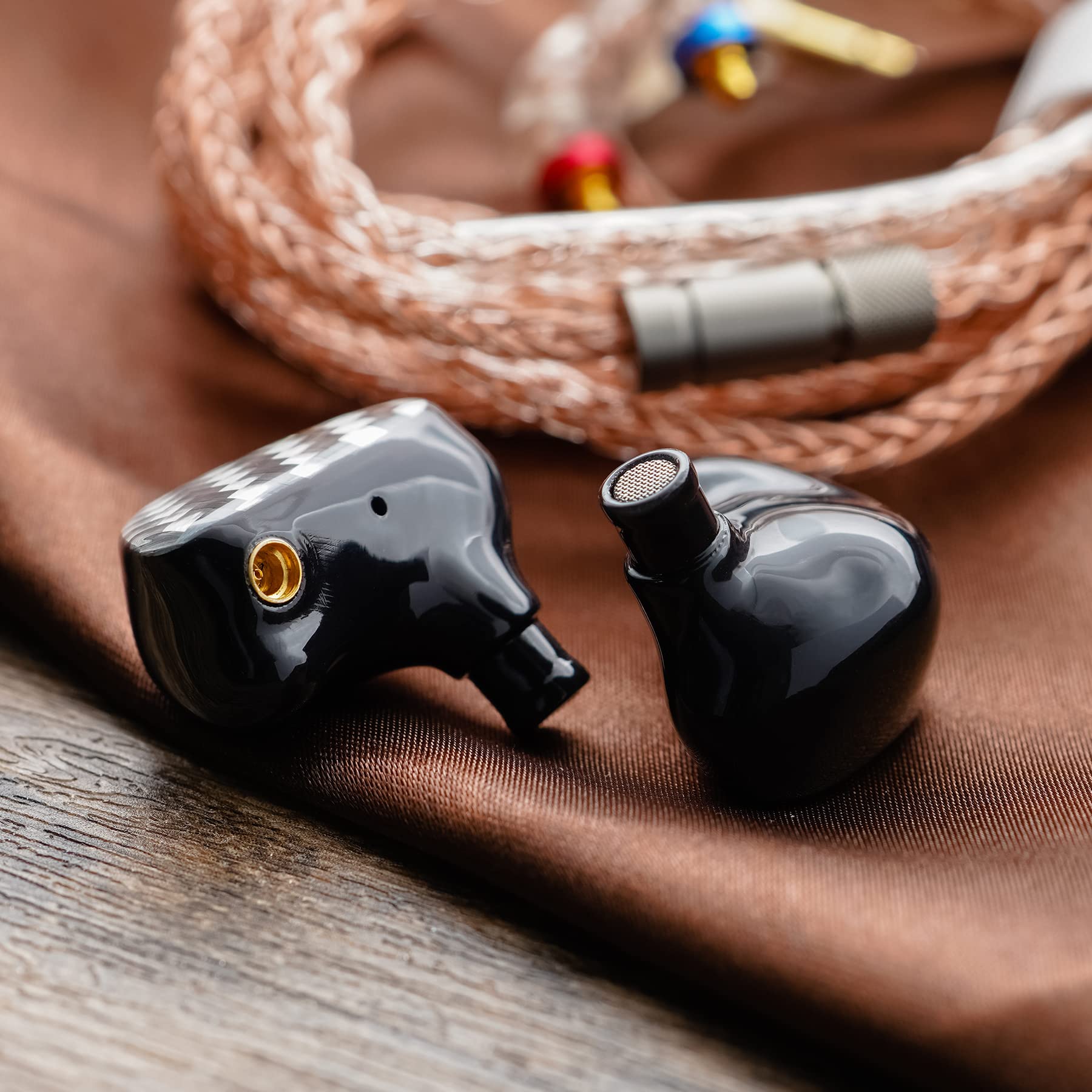 Amazon.co.jp: AUDIOSENSE AQ4 2022新しいハイブリッドIEM、3BA
